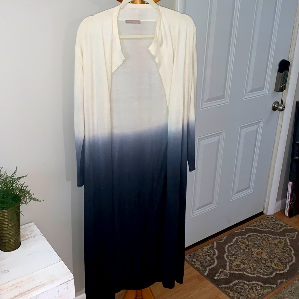 Ankle Length Cardigan with Pockets